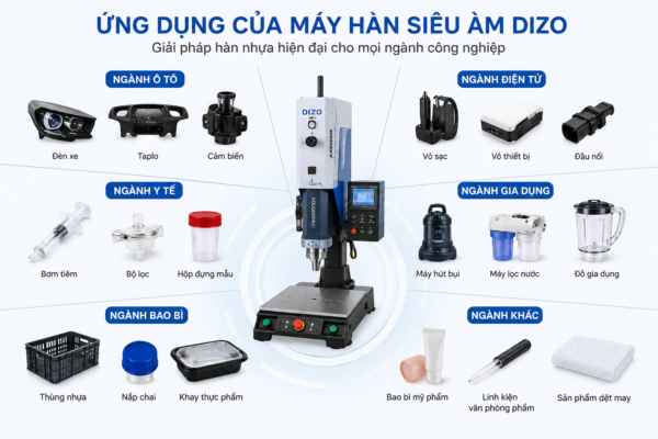 Ứng dụng của máy hàn siêu âm Dizo