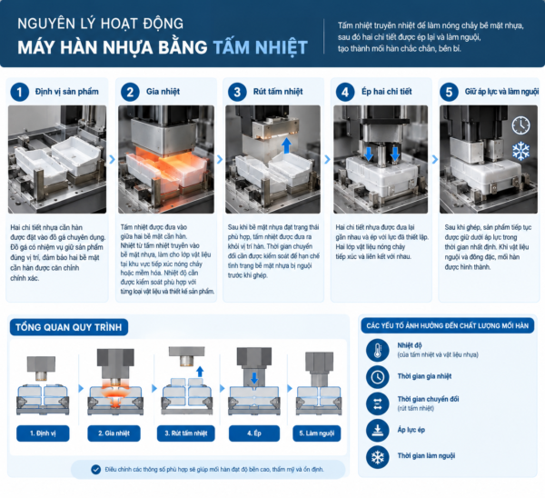 Nguyên lý hoạt động của máy hàn nhiệt